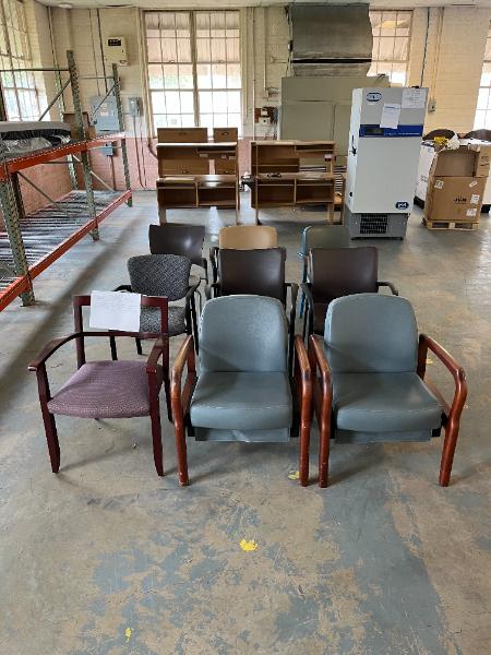 One lot of chairs