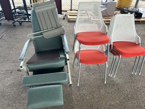 Geri Chair and Stackable Office Chairs