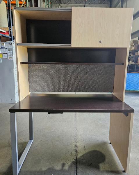 Desks with attached storage