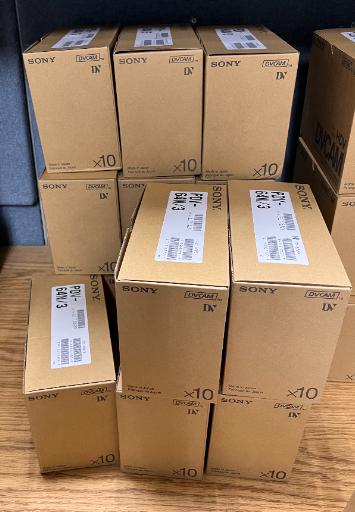 SONY DVCAM BLANK VIDEO TAPES