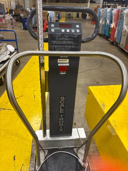 STAND ON SCALE
