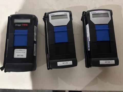 (3) Drager CMS Permissible Gas Analyzers