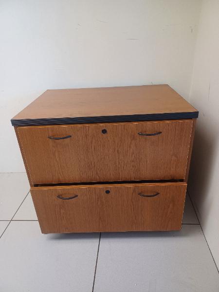 Wooden 2 Drawer File Cabinet