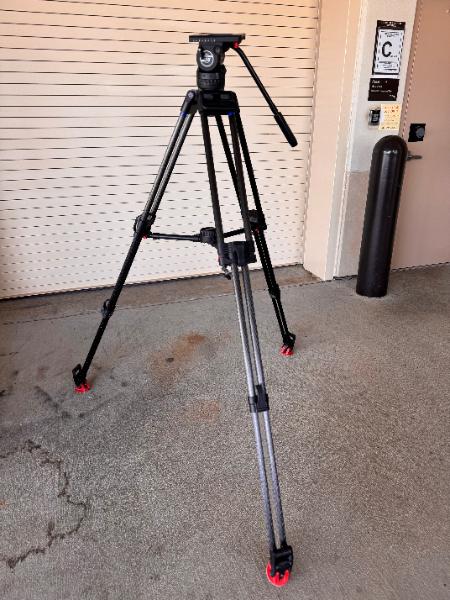 Sachtler Fluid Head with Carbon Fiber Tripod