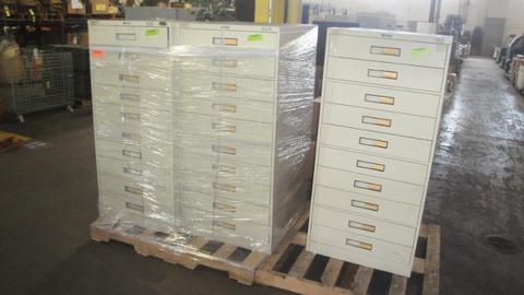 Multi-drawer cabinets