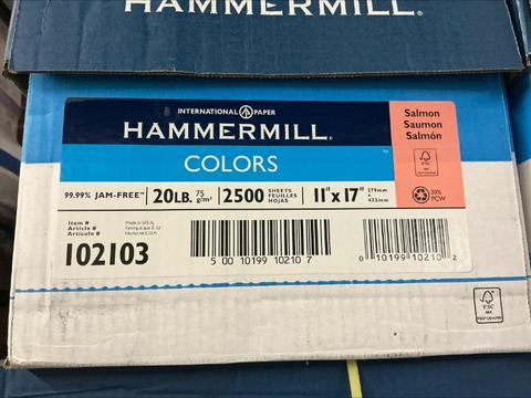 Hammermill 11"x17" paper