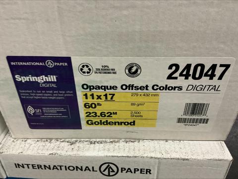 Goldenrod paper