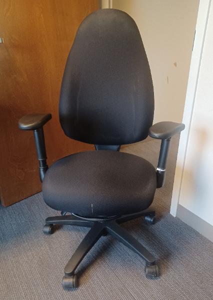 Black Cushion Office Chair