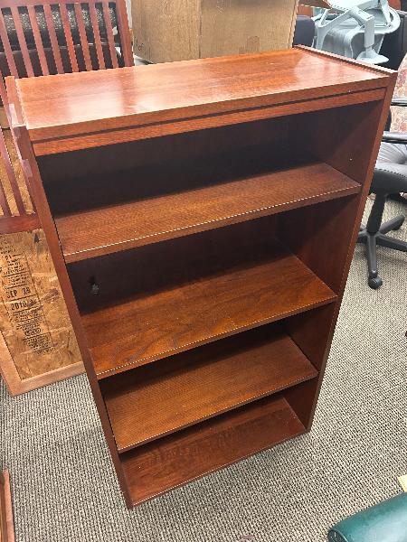 4-Shelf Wood Bookcase