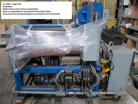 Servo Form Fixture wing bender