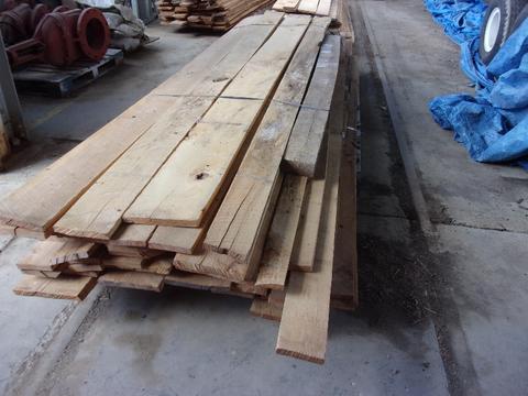 BARN STORED OAK AND PINE BOARDS