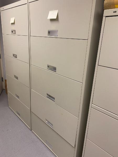 5-Drawer Lateral Filing Cabinets