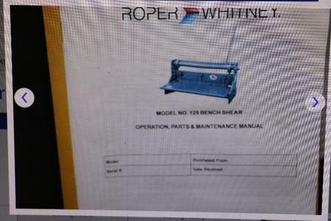 Bench Shear Machines
