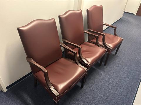Leather Guest Chairs