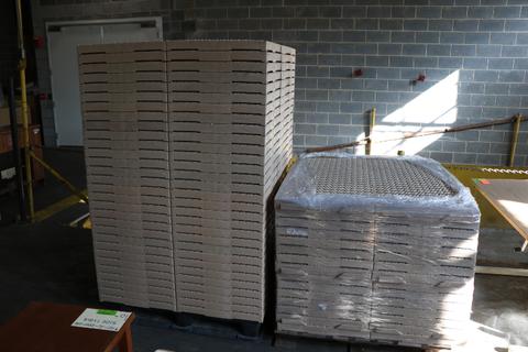 Plastic modular flooring