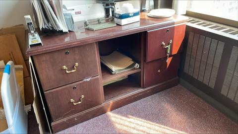 Wood credenza