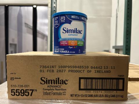CANS OF SIMILAC ADVANCE INFANT FORMULA