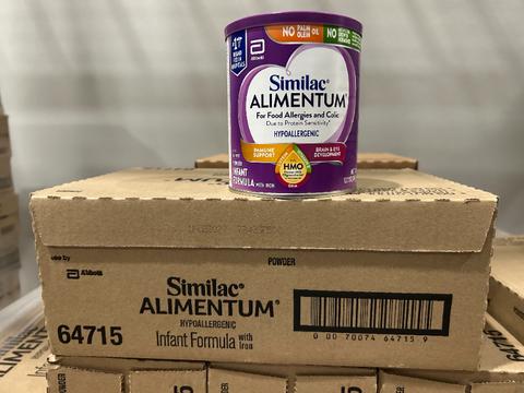 CANS OF SIMILAC ALIMENTUM HYPOALLERGENIC INFANT FORMULA