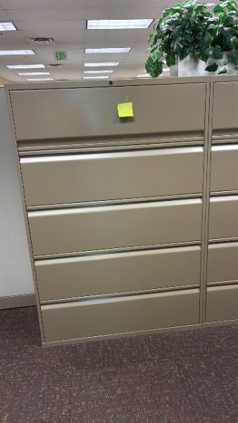 Five-Drawer File Cabinets