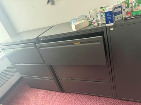 3-Drawer Metal Lateral File Cabinets
