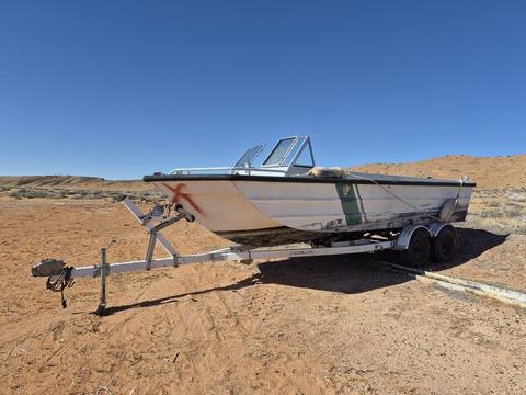 1987 Monark Boat & Trailer