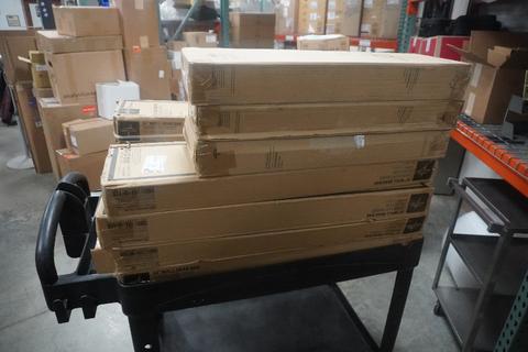 Lot of Grab Bars and Swivel Bath Seat