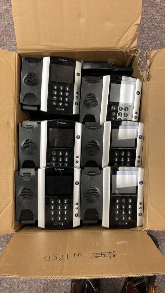 Polycom VVX 501 Desk Telephones, Qty 40