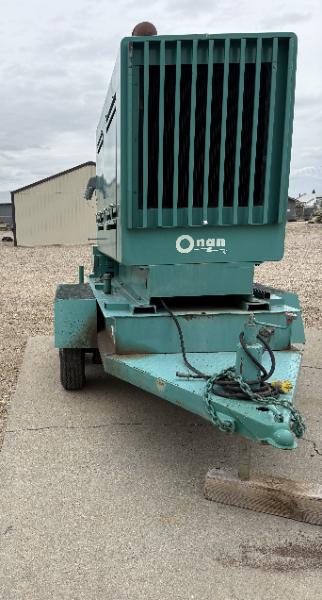1980 Onan 125 KW Generator Set on a Dual-Axle Trailer