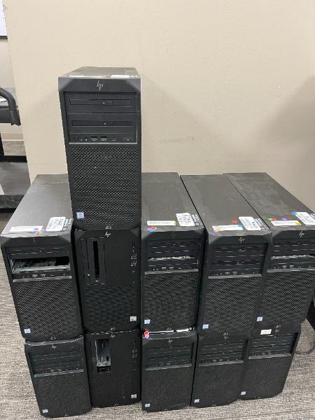 11 HP Z2 Tower G4 Workstations