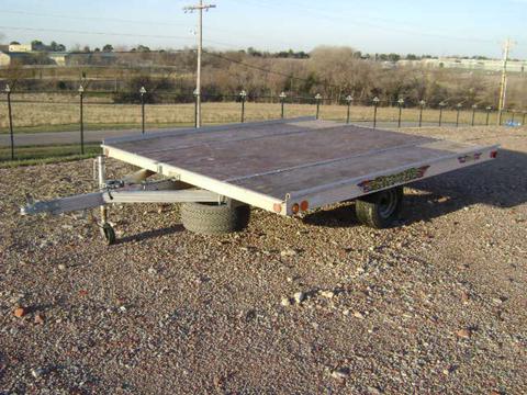 Newman's Mfg 1STA810-161l Snowmobile Aluminum Trailer