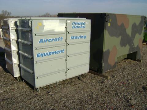 Container and Aluminum Storage Carts