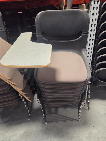 Padded Training Room Chair w/ Tablet Arm