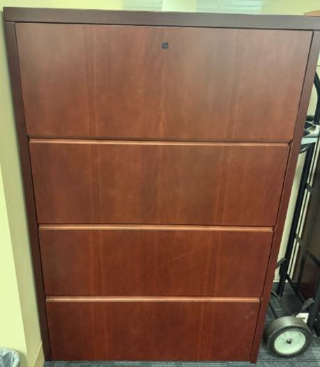 Commercial 4-Drawer Lateral File Cabinet