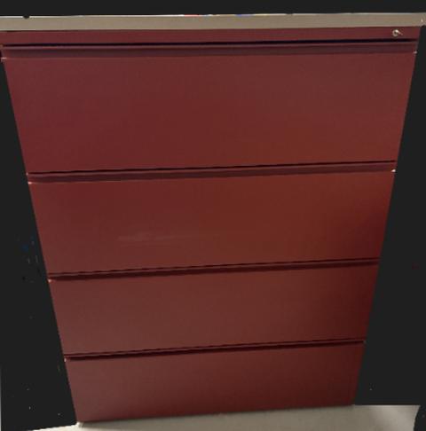 Metal 4-Drawer File Cabinets