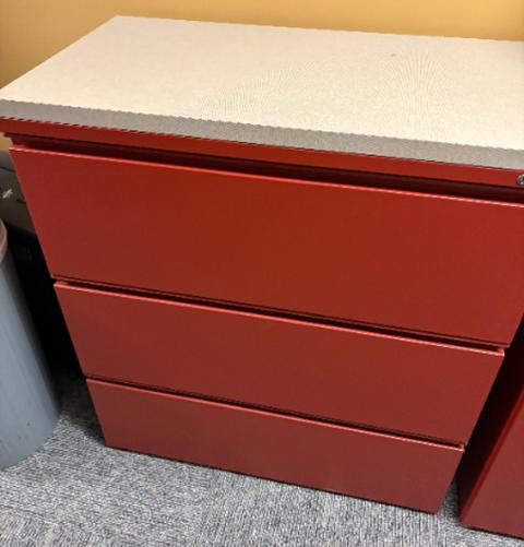 Metal 3-Drawer File Cabinets