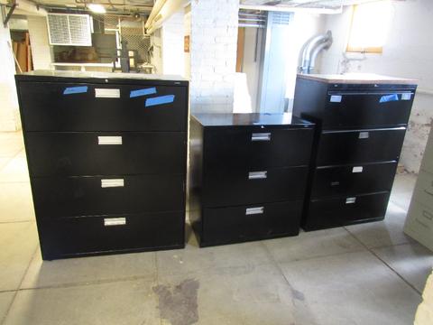 3 Filing Cabinets