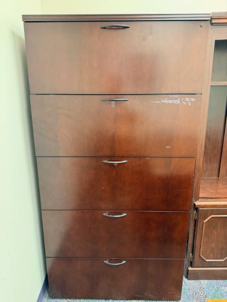 Wooden File Cabinet