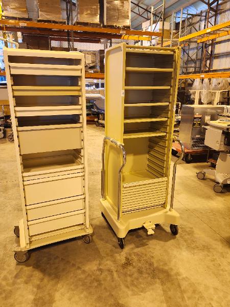 Tall Medical Push Carts