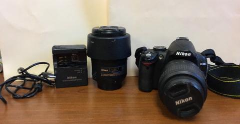 Nikon D3000 Digital Camera with (2) Lenses