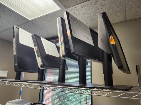 Five Display Monitors