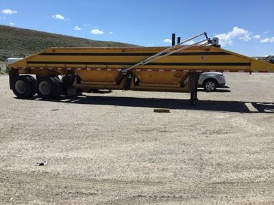 1988 Cook Machinery Belly Dump Trailer