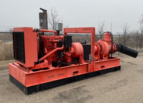 Goodwin CD400M Dri-Prime 18-inch pump with a Caterpillar C9 engine