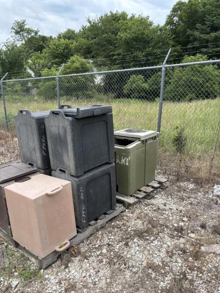 Food Storage Containers & Cart