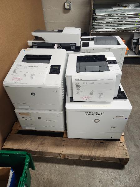 Pallet of Printers