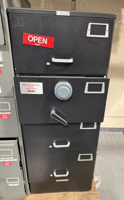 Mosler 4-Drawer Security Cabinet