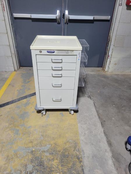 2 Armstrong Medical Industries AMC4B AutoLock Carts