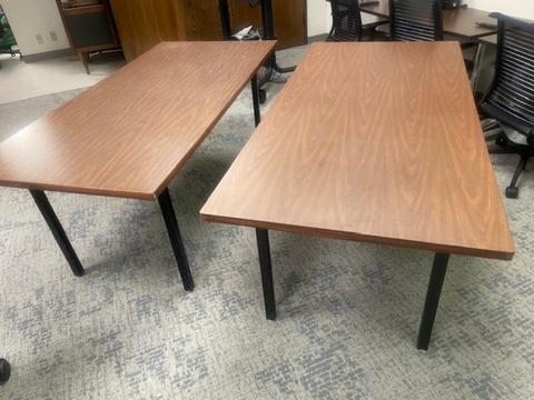 Large Wooden Conference Room Tables, Qty 2