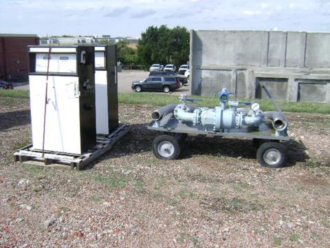 Gasboy Atlas Fuel Pumps (2) and a Trailer-Mounted Flow Meter (1)