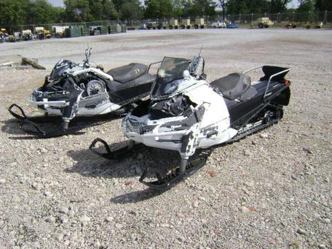 ( 2) Ski-Doo Snowmobiles