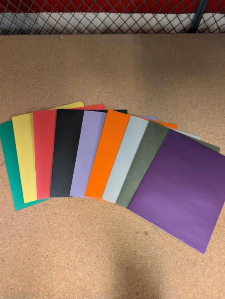 Folders of Various Colors